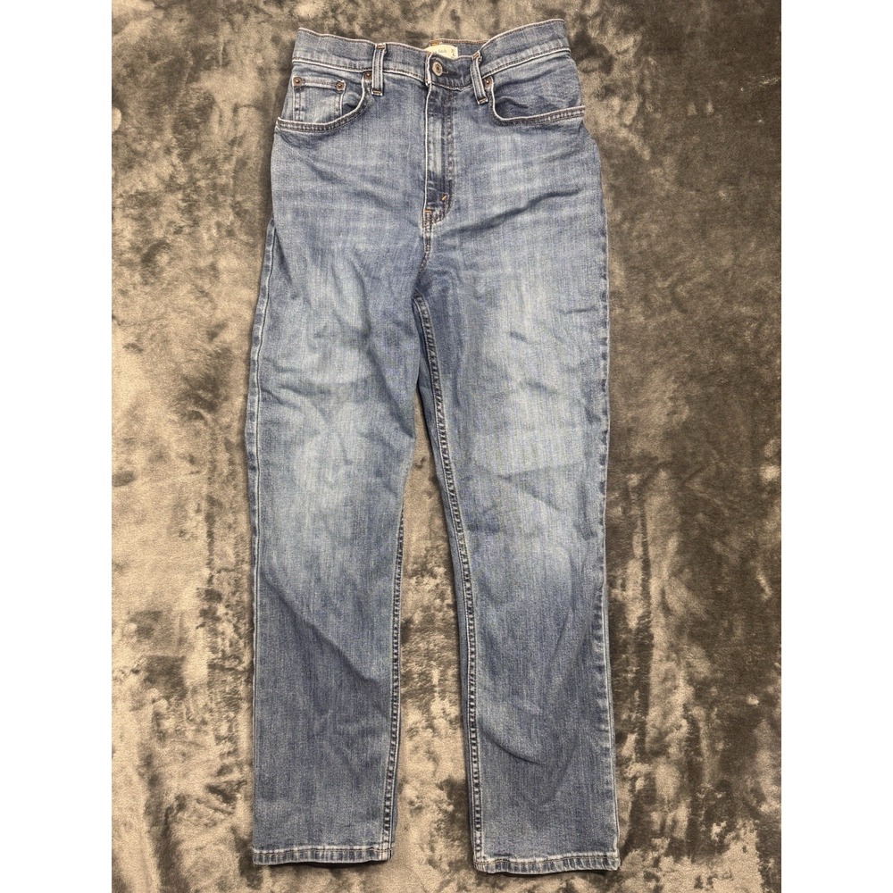 Abercrombie & Fitch Curve Love 90s Straight Jeans 27/4 Ultra High Rise Blue
